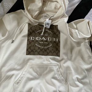 Coach Signature Hoodie Large
